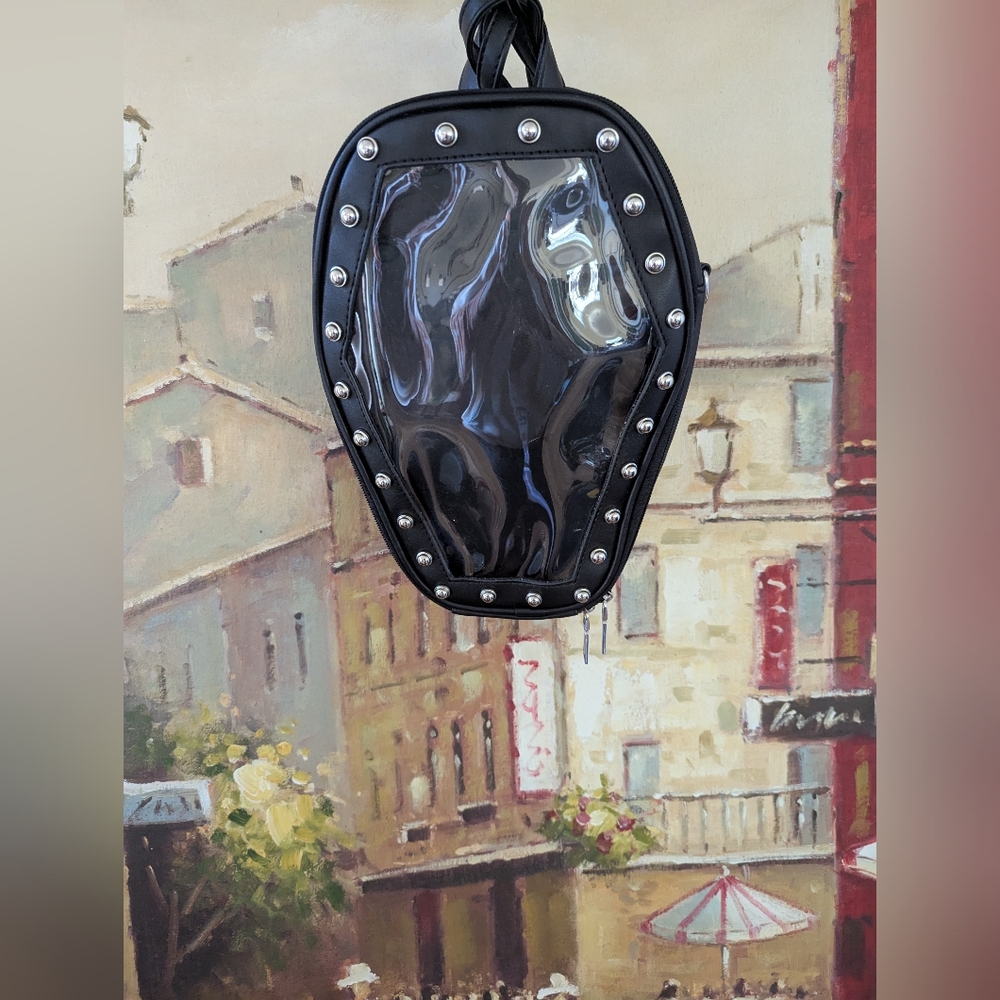 Gothic Cosplay Coffin Backpack - image 1